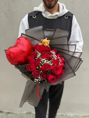 21 Gül Kampanya Buket Ayıcık Balon Hediye